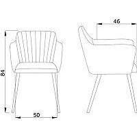 AksHome Brit (темно-серая ткань 1701-30/дуб) Image #6