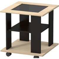 Премиум СЖ-6 со стеклянной столешницей (ясень шимо светлый/венге)