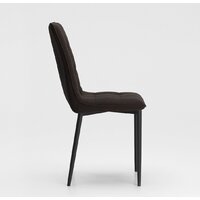 Табурет Дарлинг Бренди (29 темно-коричневый/черный каркас) Image #3