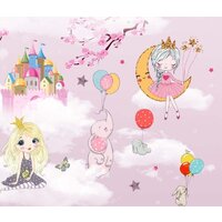 ФабрикаФресок Детские Принцессы на облаках 623270 (300x270)