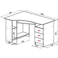 Мебель-класс Престиж (венге/ясень шимо светлый, правый) Image #3