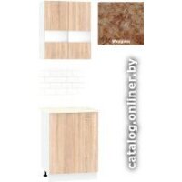 Кортекс-мебель Корнелия Экстра 60р2д (дуб сонома/мадрид) Image #1