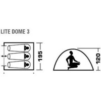 Jungle Camp Lite Dome 3 (зеленый/серый) Image #7