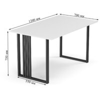 Mio Tesoro Франко 120x66 (белый/черный) Image #7