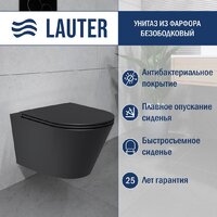 Lauter Longer 2110822 + 21901002 (кнопка квадратная, черный/черный) Image #4
