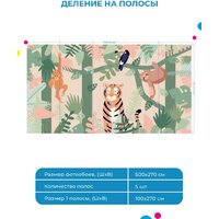 ФабрикаФресок Детские Мультяшные джунгли 525270 (500x270) Image #2