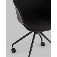 Stool Group LIBRA SL-7040ZB (рогожка черный/черный) Image #8