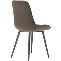 Табурет Румба Бренди (05 коричневый/черный каркас) Image #3