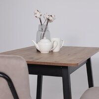 Мамадома Tirk radial-94 раздвижной 94-126х64 (дуб веллингтон/черный) Image #5