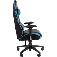 CHAIRMAN CH43 (экокожа, черный/бирюзовый) Image #3