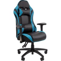 CHAIRMAN CH43 (экокожа, черный/бирюзовый)