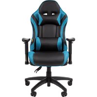 CHAIRMAN CH43 (экокожа, черный/бирюзовый) Image #2