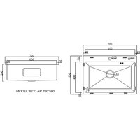 ARFEKA ECO AR 700*500 BLACK PVD NANO DECOR Image #9