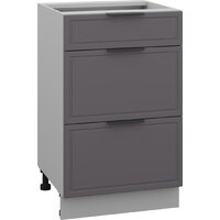 Arvento Корнелия Флок-плюс НШ50р3ш без столешницы (графит софт)