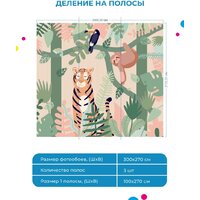 ФабрикаФресок Детские Мультяшные джунгли 523270 (300x270) Image #2