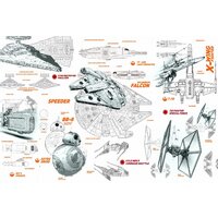 ФабрикаФресок Звездные войны Star Wars Корабли 964270 (400x270)