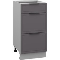 Arvento Корнелия Флок-плюс НШ40р3ш без столешницы (графит софт)