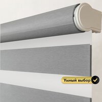 НеоФьюжен Юпитер 210х250 правая (светло-серый, белая фурнитура) Image #4