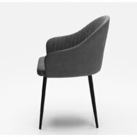 Табурет Шелл Бренди (23 серый/черный каркас) Image #3