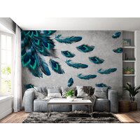 ФабрикаФресок Стильные перья павлина 784270 (400x270) Image #3