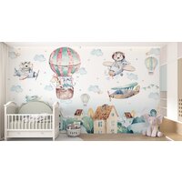 ФабрикаФресок Детские Звери над городом 795270 (500x270) Image #3