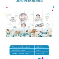 ФабрикаФресок Детские Звери над городом 795270 (500x270) Image #5