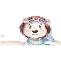 ФабрикаФресок Детские Звери над городом 795270 (500x270) Image #2