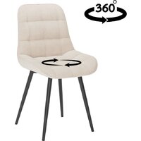 Табурет Румба поворотный (бренди 03/черный каркас) Image #2