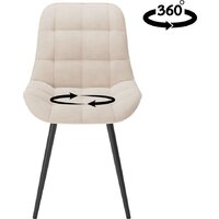 Табурет Румба поворотный (бренди 03/черный каркас) Image #4