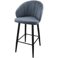 Гальваник Камино полубарный (ткань, черный муар/catania steel)