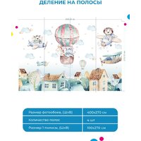 ФабрикаФресок Детские Звери над городом 794270 (400x270) Image #5