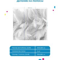 ФабрикаФресок Серые перья 153280 (300x280) Image #2