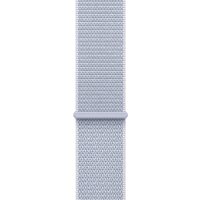 Apple Watch Series 10 46 мм (алюминиевый корпус, серебристый/голубой, нейлоновый ремешок) Image #3