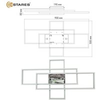 Estares Sven 120W 3S-APP-900x500x80-WHITE/WHITE-220-IP20 Image #8