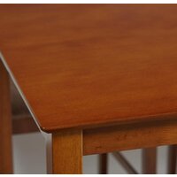 TetChair Hudson Dining Set эконом (дерево гевея/Espresso/ткань коричневый/золото) Image #5