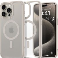 Spigen Ultra Hybrid (MagFit) для iPhone 15 Pro Max ACS07210 (серый)