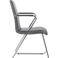 Brabix Visit CF-101 (хром/экокожа темно-серый) Image #3