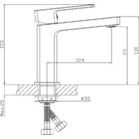 Lauter 21478 + Cascade 21СК655BS с сифоном 21635B (черный матовый) Image #11