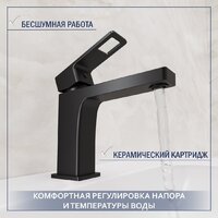 Lauter 21478 + Cascade 21СК655BS с сифоном 21635B (черный матовый) Image #5