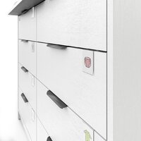 Атон Мебель Zeus 1008 ЛДСП с шариковыми направляющими (белый) Image #3