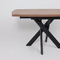 Мамадома Leonel-130 раздвижной 130-165х85 (дуб веллингтон/черный) Image #11