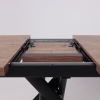 Мамадома Leonel-130 раздвижной 130-165х85 (дуб веллингтон/черный) Image #15