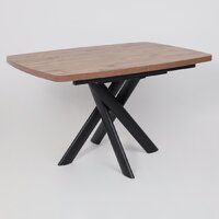 Мамадома Leonel-130 раздвижной 130-165х85 (дуб веллингтон/черный) Image #7