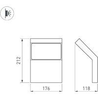 Arlight LGD-ECRAN-WALL-9W Warm3000 029989 Image #2