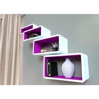 Qwerty Бангкок 72018 (белый/пурпурный, 3 шт)