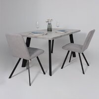 Мамадома Leon lux radial-180 раздвижной 180-240х95 (серый сланец/черный) Image #4