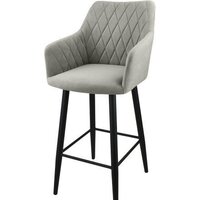 Гальваник Диаманте барный (ткань, черный муар/catania smoke)