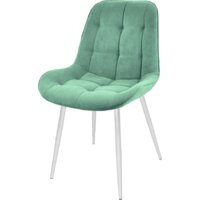 Гальваник Флоренция (ткань, белый муар/catania aquamarine)