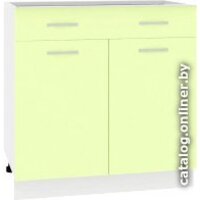 Кортекс-мебель Корнелия Лира НШ80р1ш без столешницы (салатовый)