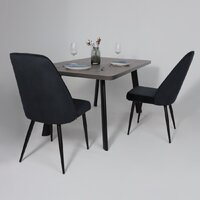 Мамадома Leon lux radial-180 раздвижной 180-240х95 (дымчатая керамика/черный) Image #4